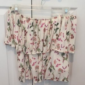 PPLA XS Off the shoulder cropped blouse!